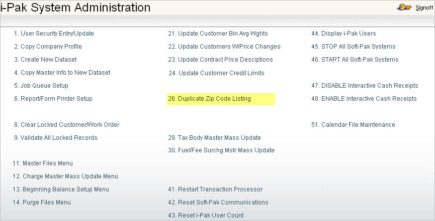 PURGE LINE, START CODE MODIFICATION