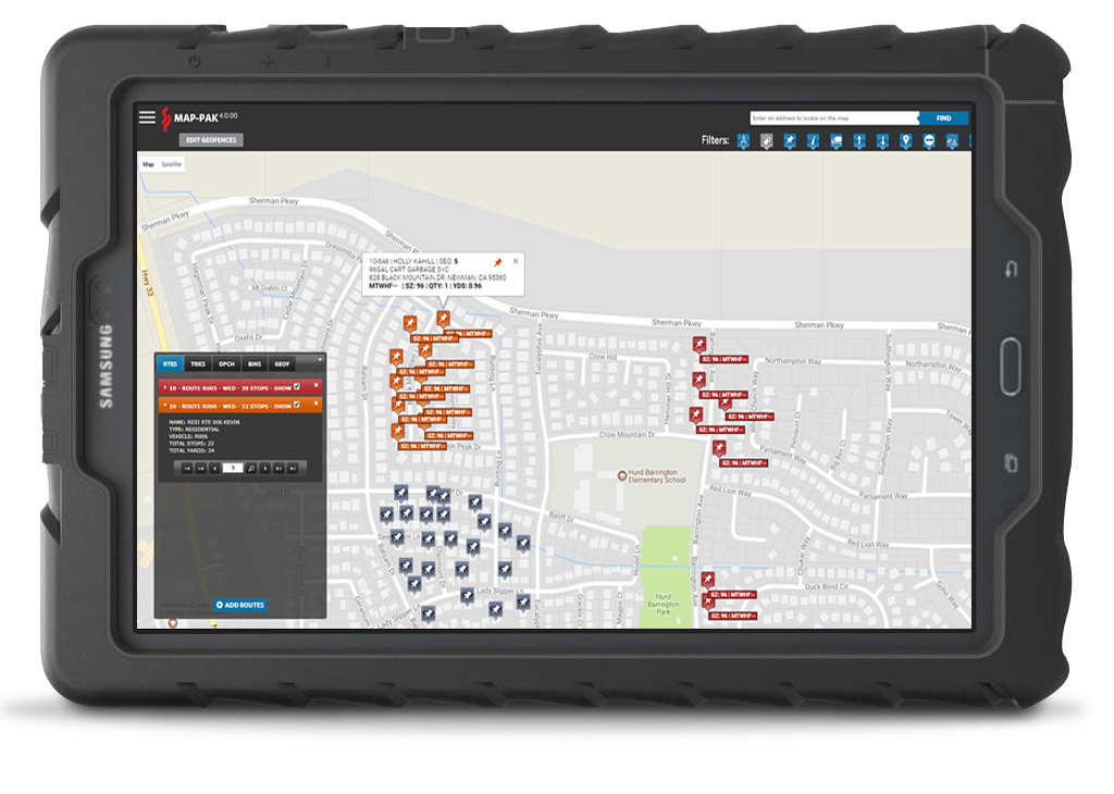 Garbage Truck Routing Software